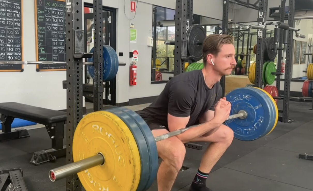 Lower Body Strength - Zercher Squat